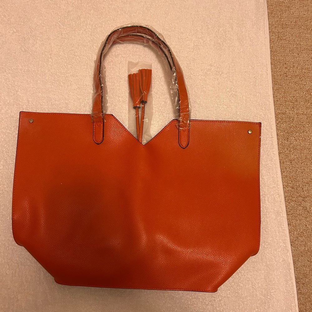 Neiman Marcus Orange Tote Bag